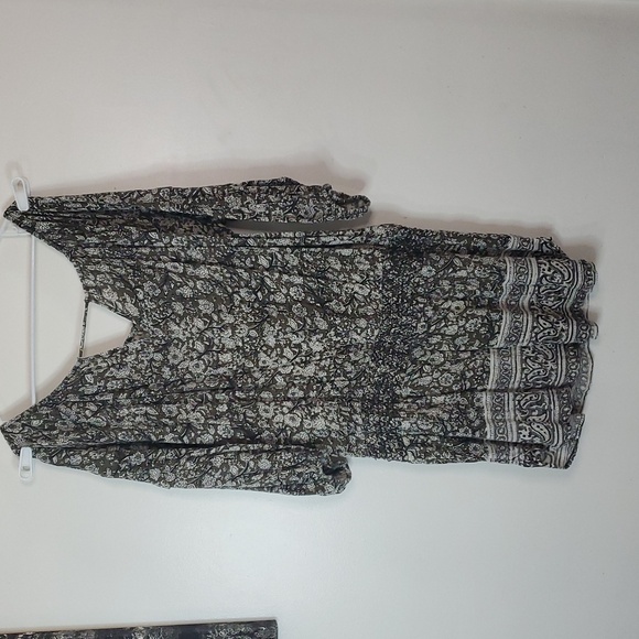 Ralph Lauren Denim & Supply Floral Paisley Print Blouse Size Extra Large Elastic - Picture 7 of 10